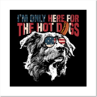 Australian Shepherd Shirt Funny 4th of July Posters and Art